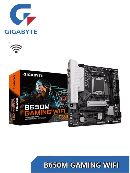 Gigabyte B650M GAMING WIFI материнская плата AM5 AMDRYZEN70008000 000, в упаковке 1,4 кг