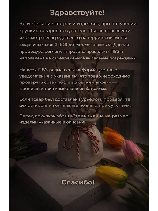 Декоративная гипсовая ваза для сухоцветов в виде мешка, белый, фото 3