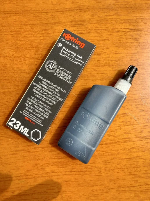 Rotring Чернила,Туши для рисования 23 мл черное, 23 мл, фото 2