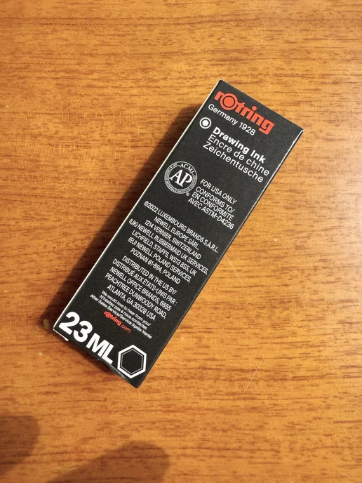 Rotring Чернила,Туши для рисования 23 мл черное, 23 мл, фото 3