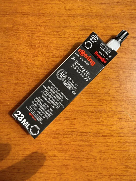 Rotring Чернила,Туши для рисования 23 мл черное, 23 мл, фото 4