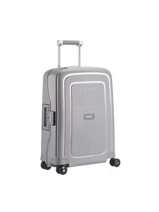 Samsonite Чемодан 4-колёсный S'CURE 69 см Black, серебристый