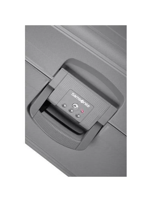 Samsonite Чемодан 4-колёсный S'CURE 69 см Black, серебристый, фото 5