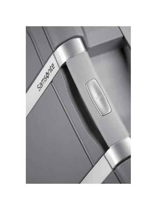 Samsonite Чемодан 4-колёсный S'CURE 69 см Black, серебристый, фото 6