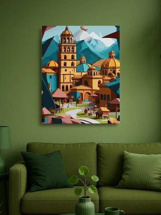 АртКод Картина на холсте 30 x 40 архитектура, 30x40, фото 2