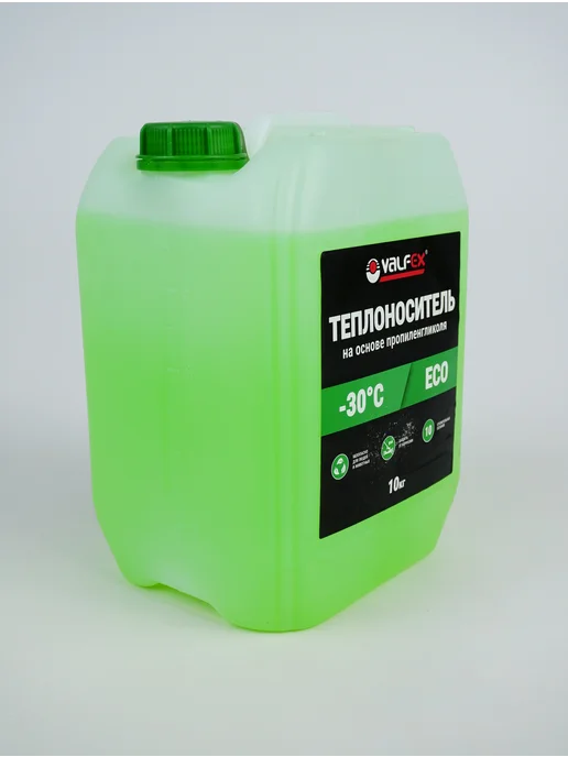 VALFEX Теплоноситель 10кг д систем отоп. ECO -30 (на основе пропиле, 10 кг, фото 3