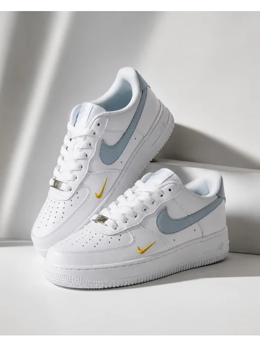 Кроссовки Air Force 1, голубой, фото 3