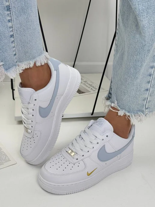 Кроссовки Air Force 1, голубой, фото 7