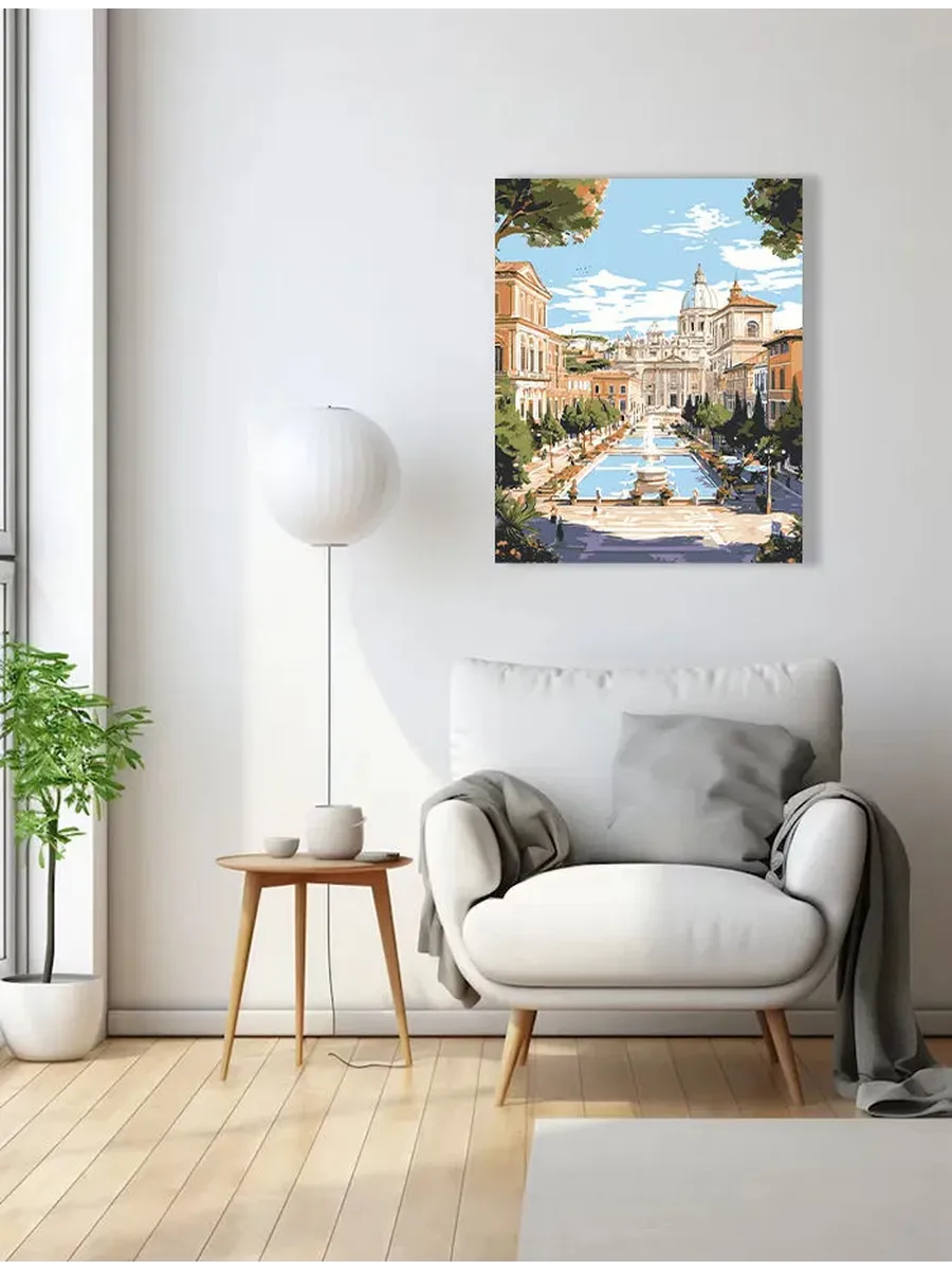 Картина по номерам - Рима — фотография 9