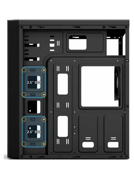 Zalman Компьютерный корпус ZM-T6, черный, черный, фото 3