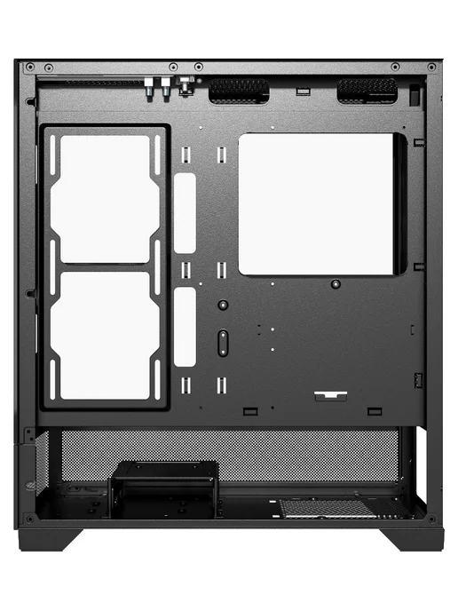 Powercase Компьютерный корпус Luminous, чёрный (CLB-L0), черный, фото 4