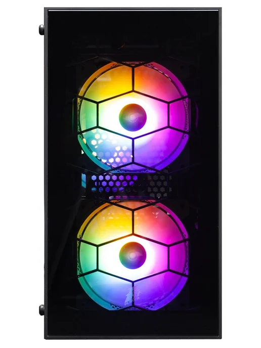 1stPlayer Компьютерный корпус FIREBASE X1, черный (X1-BK-3F1), черный, фото 3