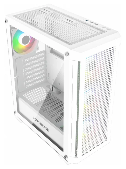 Powercase Компьютерный корпус Ultimate, белый (CUW-A4), белый, фото 7
