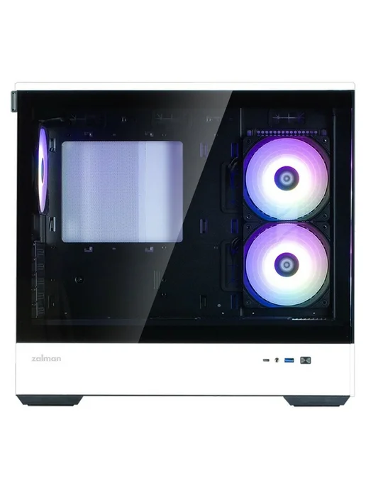Zalman Компьютерный корпус P30 BW, черно-белый, черный, фото 2