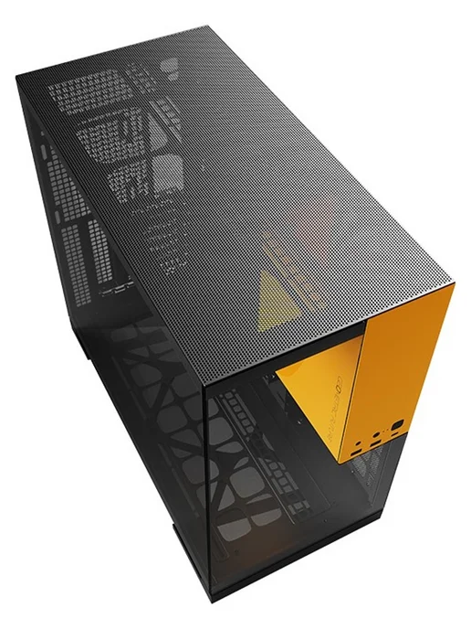 Geometric Future Компьютерный корпус Model 5 Black Yellow (1AM5WKBY00100), черный, фото 5