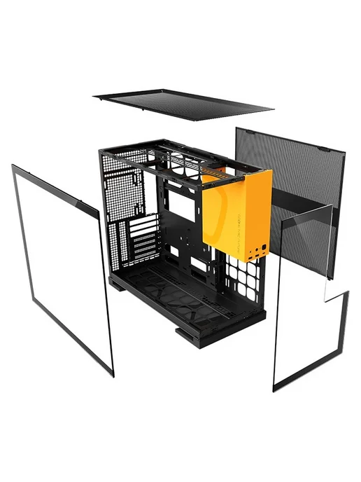 Geometric Future Компьютерный корпус Model 5 Black Yellow (1AM5WKBY00100), черный, фото 6
