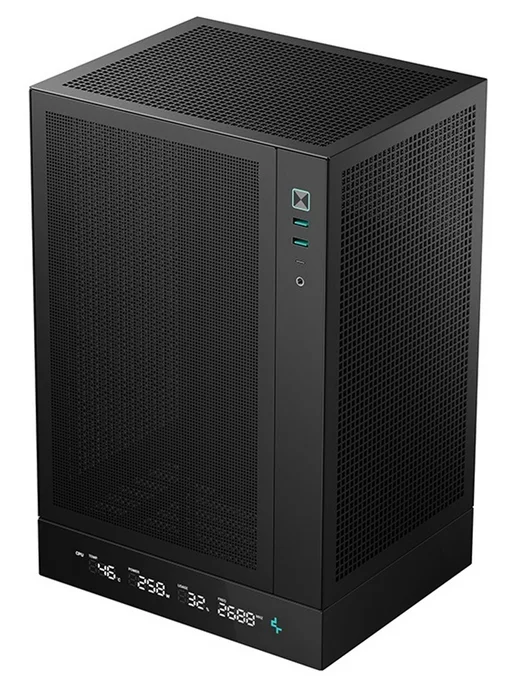 Deepcool Компьютерный корпус CH170 DIGITAL черный, черный, фото 2