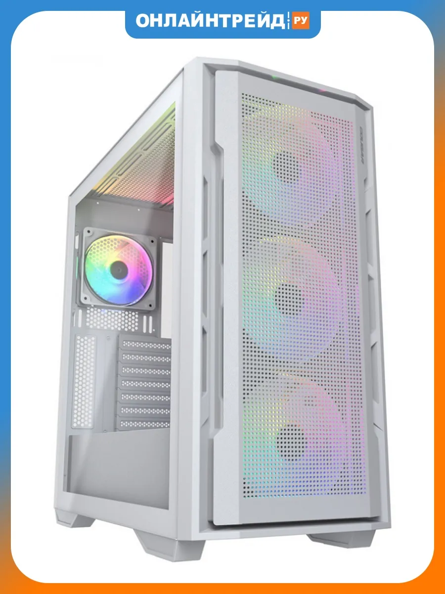 Компьютерный корпус Uniface X RGB V2, белый
