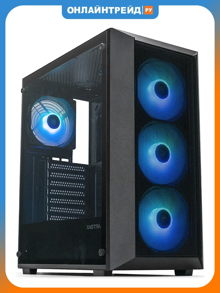Компьютерный корпус A406 4ARGB, черный