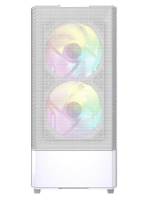 Powercase Компьютерный корпус Mistral AY3W ARGB, белый (CMAYW-A3), 3 Вт, фото 2