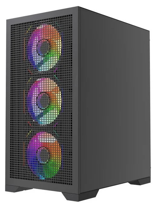 Powercase Компьютерный корпус Mistral Micro B315, чёрный (CMMB315-A4), черный, фото 3