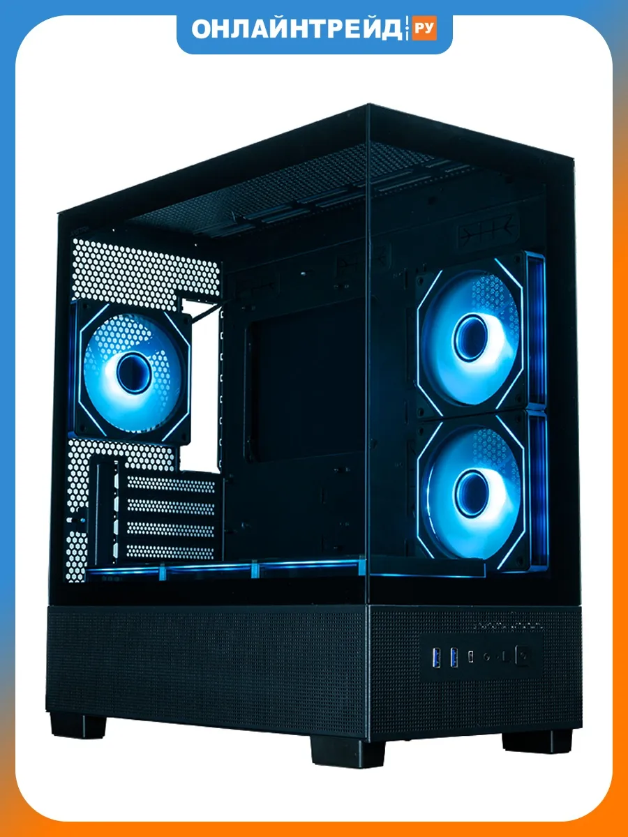 Компьютерный корпус Q500M 6ARGB-C10-UC, черный