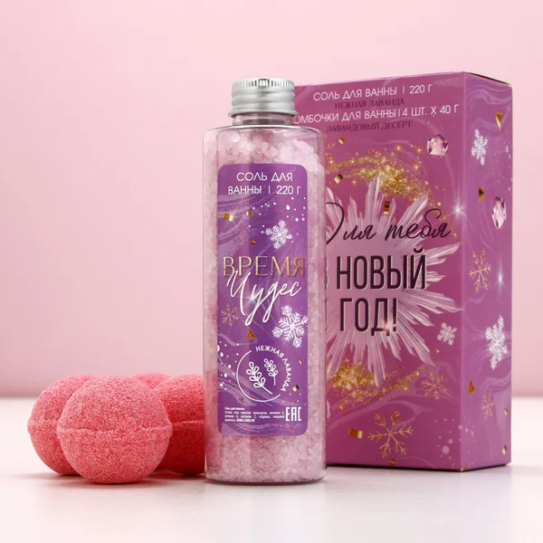 Новогодний подарочный набор косметики