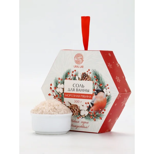 Соль для ванны, морозная рябина, 300 гр