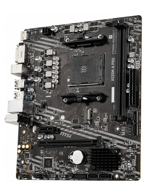 MSI Материнская плата A520M-A PRO (AM4, mATX), вариант, фото 3