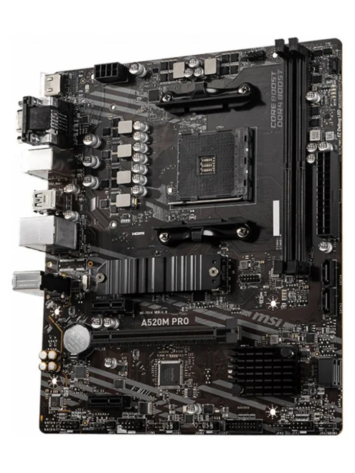 MSI Материнская плата A520M PRO (AM4, mATX), вариант, фото 3