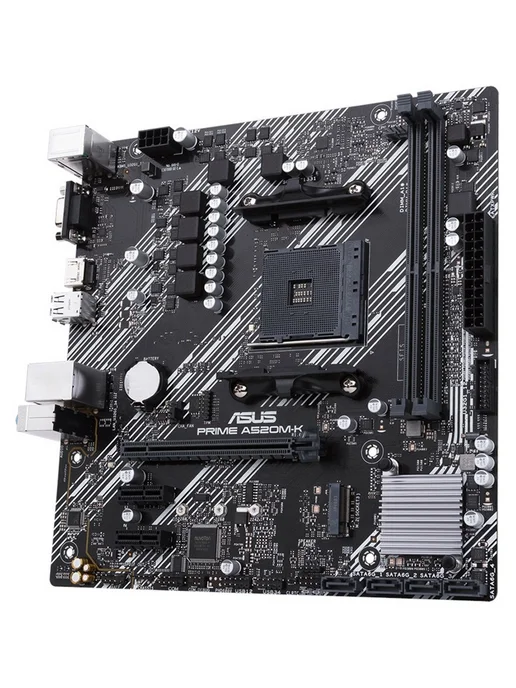 Asus Материнская плата PRIME A520M-K (AM4, mATX), вариант, фото 4