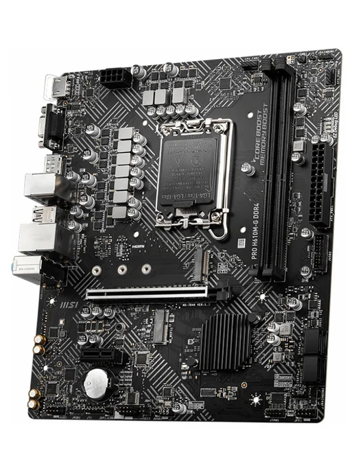 MSI Материнская плата PRO H610M-G DDR4 (LGA1700, mATX), вариант, фото 3