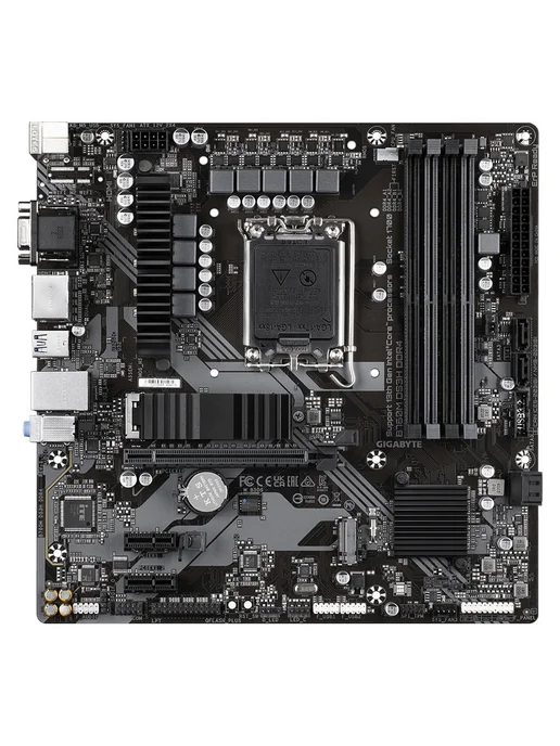 Gigabyte Материнская плата B760M DS3H DDR4 (LGA1700, mATX), вариант, фото 2