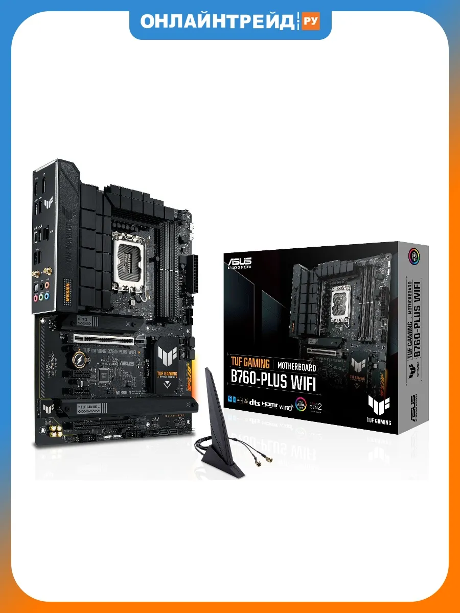 Asus Материнская плата TUF Gaming B760-PLUS WIFI (LGA1700, ATX)