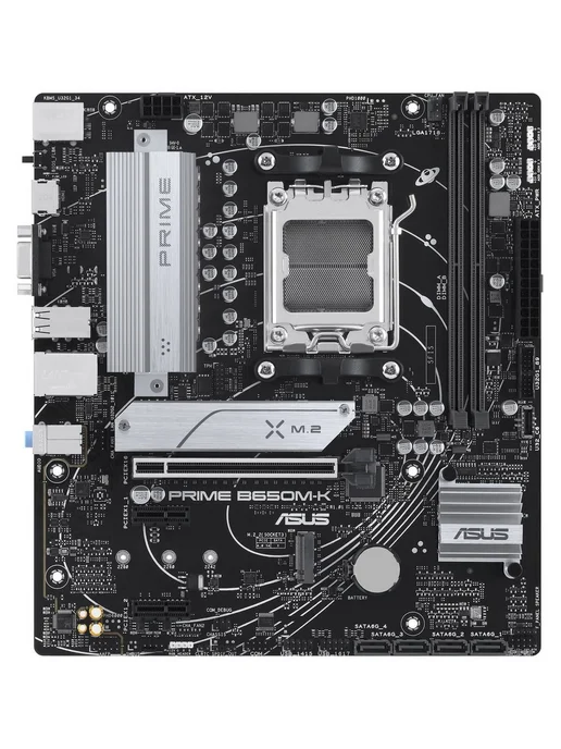 Asus Материнская плата PRIME B650M-K (AM5, mATX), вариант, фото 2