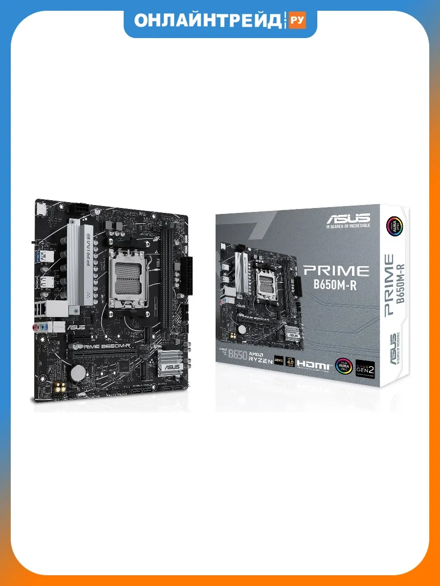 Asus Материнская плата PRIME B650M-R (AM5, mATX)