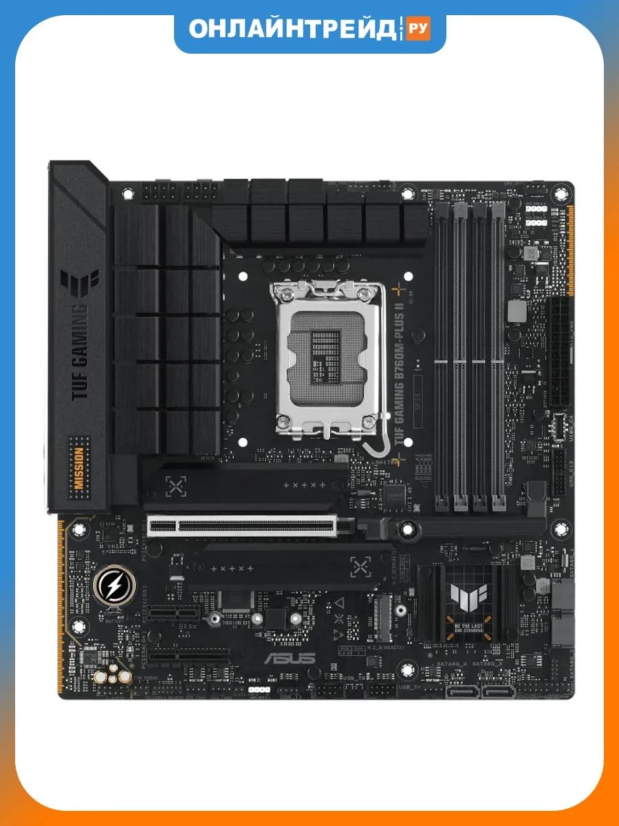 Asus Материнская плата TUF GAMING B760M-PLUS II (LGA1700, mATX)