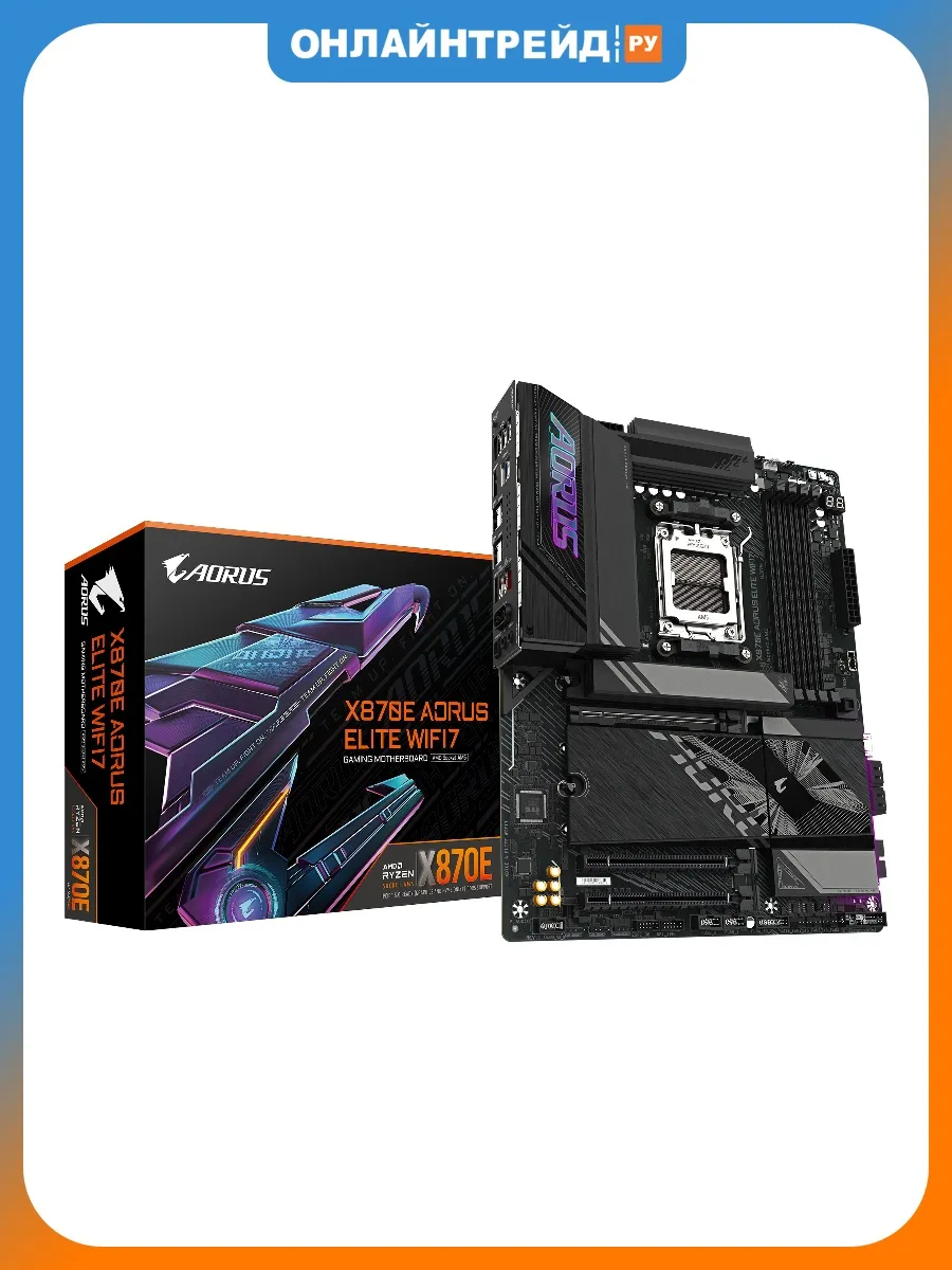 Gigabyte Материнская плата X870E AORUS ELITE WIFI7 (AM5, ATX)