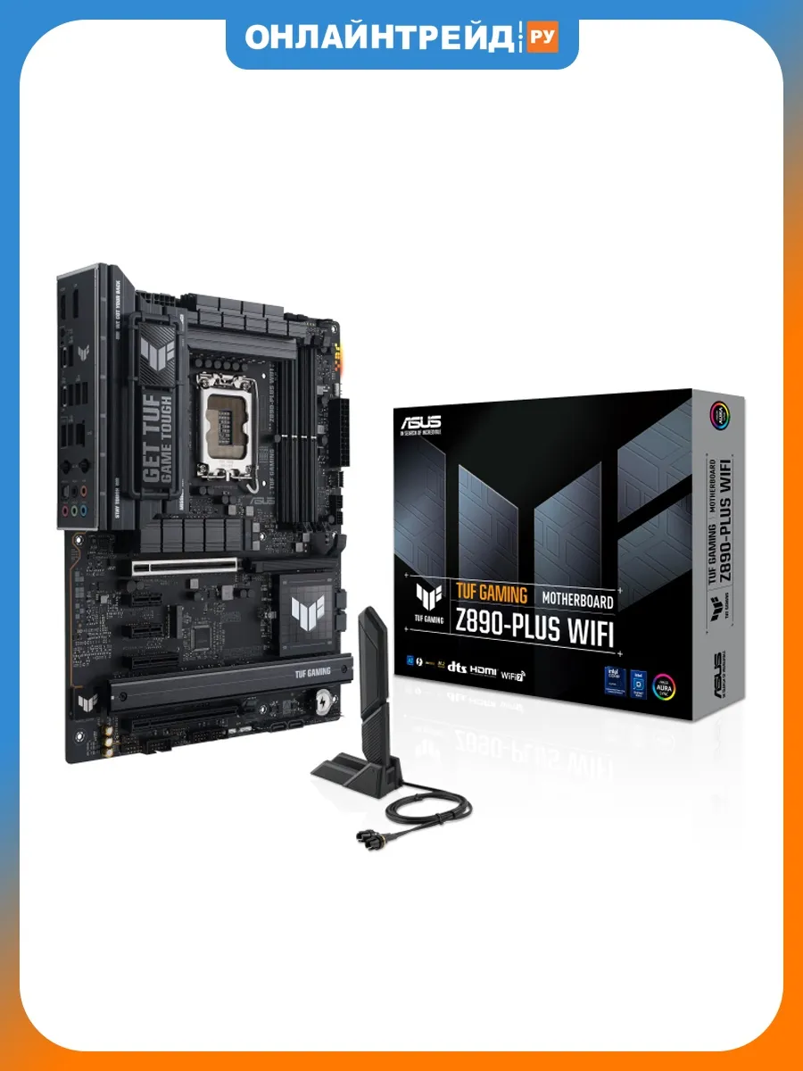 Asus Материнская плата TUF GAMING Z890-PLUS WIFI (LGA1851, ATX)