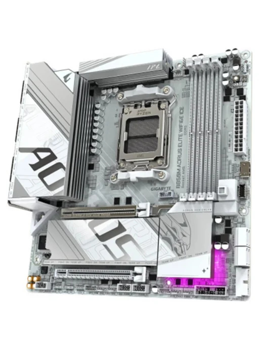 Gigabyte Материнская плата B850M AORUS ELITE WIFI6E ICE (AM5, mATX), вариант, фото 2