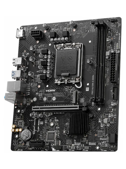 MSI Материнская плата PRO H610M-S DDR4 (LGA1700, mATX), вариант, фото 3