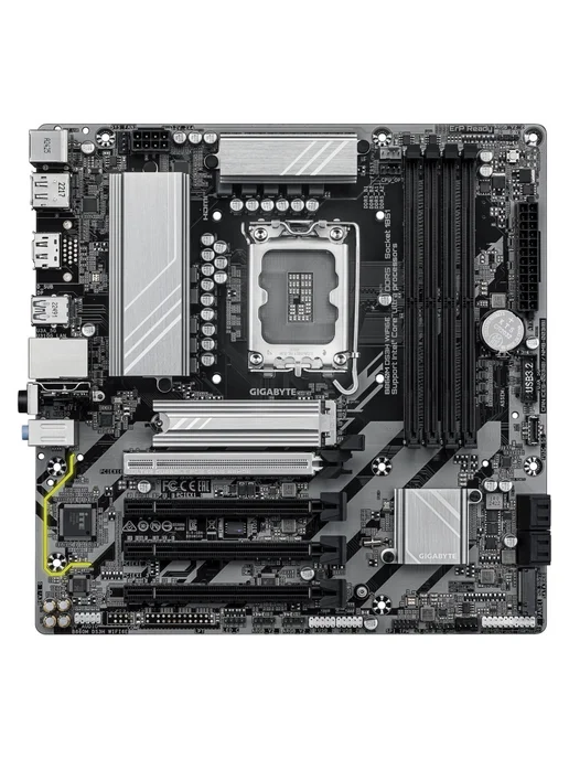 Gigabyte B860M AORUS ELITE WiFi6E ICE LGA 1851 DDR5 Материнская плата, DS3H WIFI6E LGA1851 mATX, фото 2