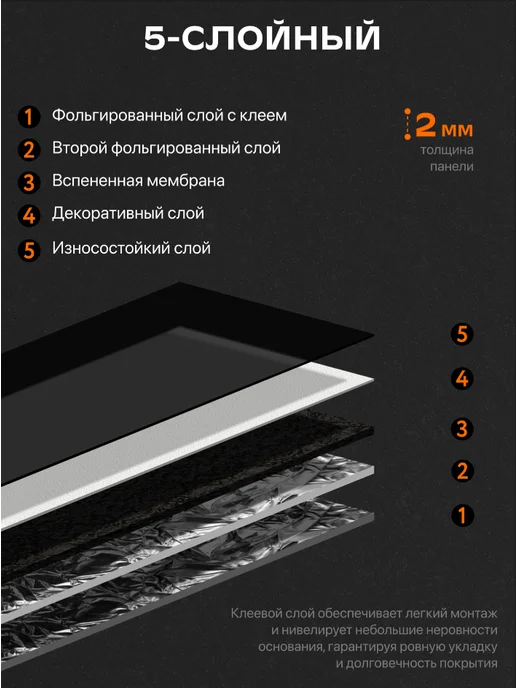 RAN & DAR Стеновые панели самоклеящиеся 20 штук, белый, фото 8