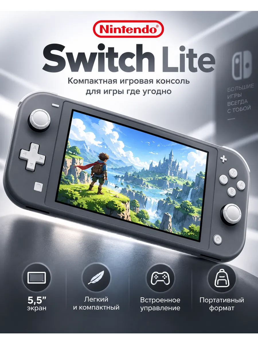 Nintendo Игровая консоль Switch Lite Коралловый