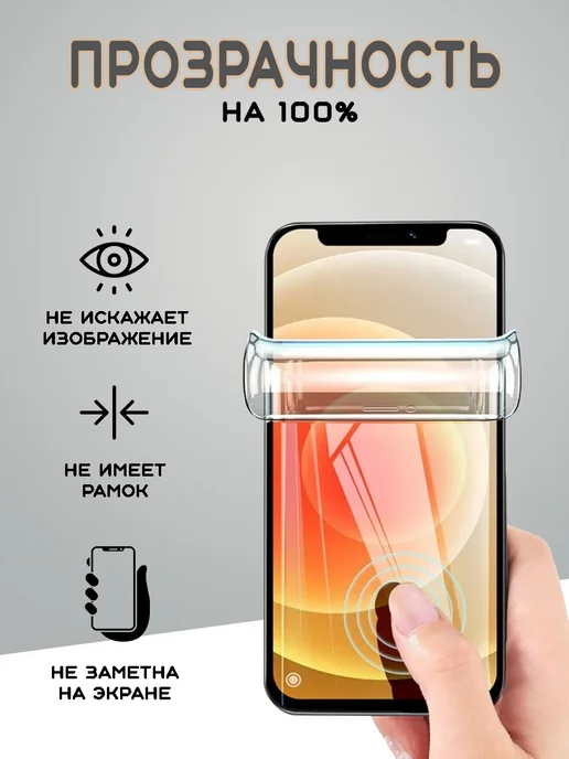 Защитная гидрогелевая пленка на Samsung A17 Самсунг А17, 2 шт, фото 7