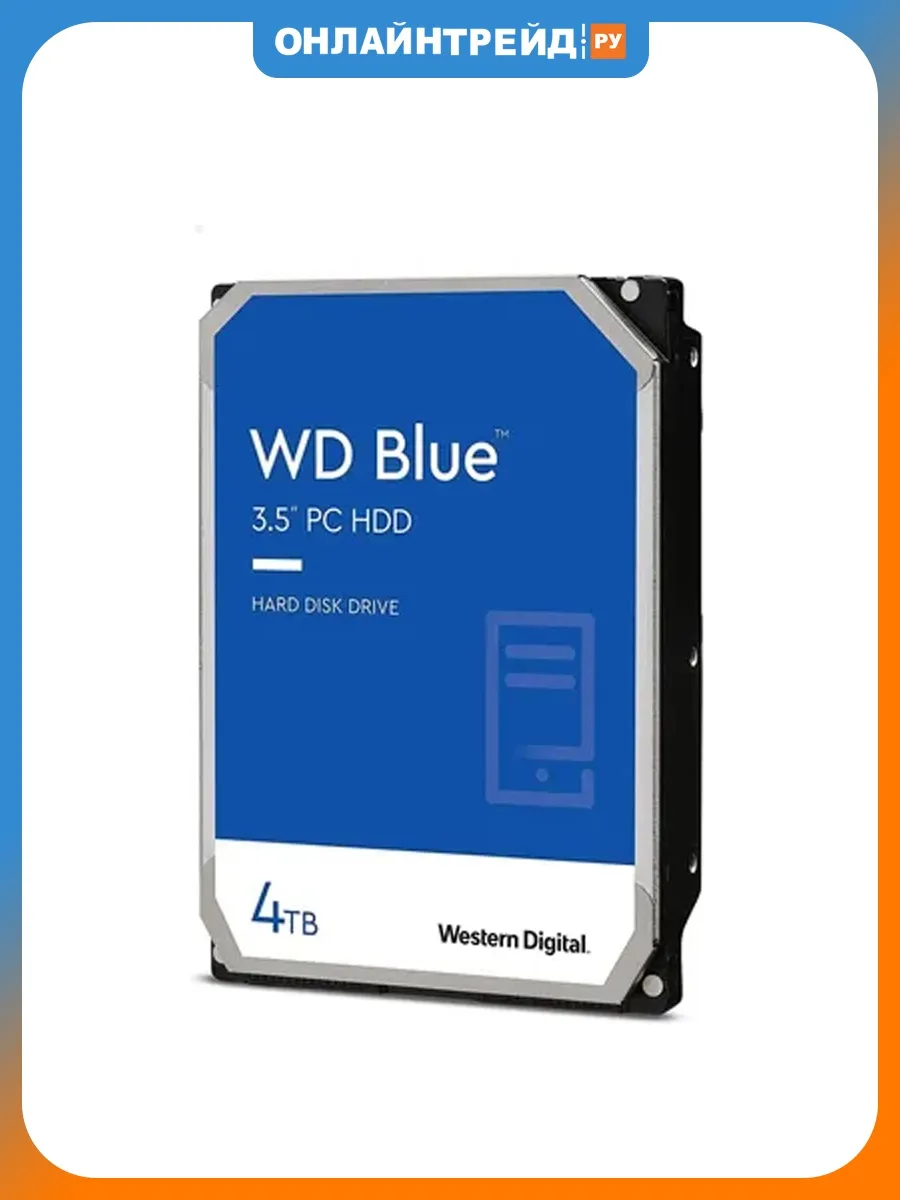Жесткий диск 3.5" WD Caviar Blue 4TB SATA (WD40EZAX)