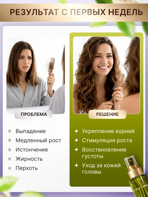 DOLCELIRIKA Сыворотка для восстановления и роста волос против выпадения, 100 мл, фото 2