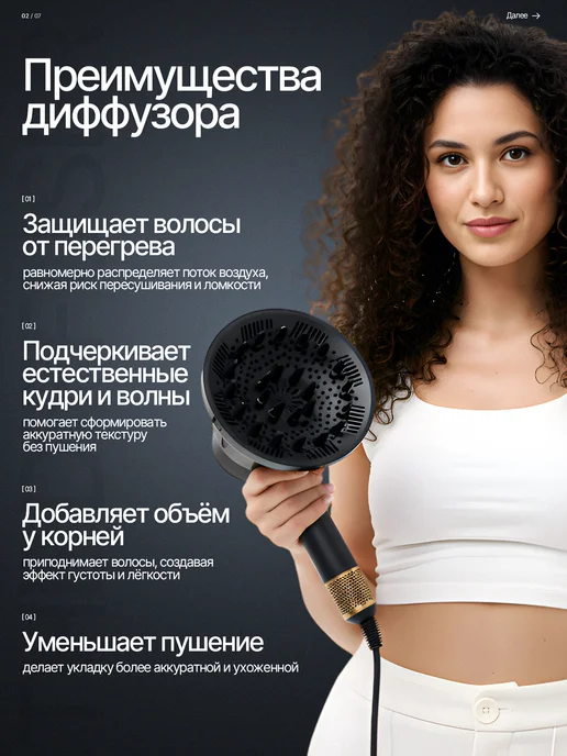 ЯЛА Диффузор для фена универсальный, вариант, фото 2