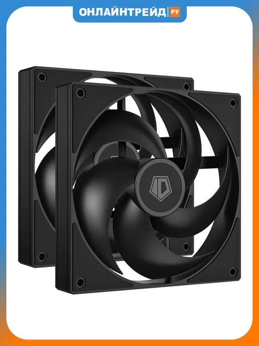 ID-COOLING Вентиляторы AS-140-K DUET 2шт, 2 шт