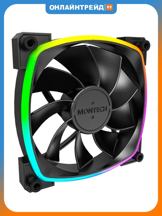 Montech Вентиляторы RX120 Reverse ARGB WHITE 3шт, черный
